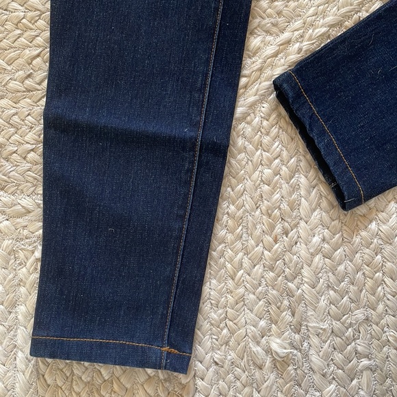 J Brand Dark Wash Starless Skinny Mid Rise Cropped Denim, size 29 - Picture 5 of 11